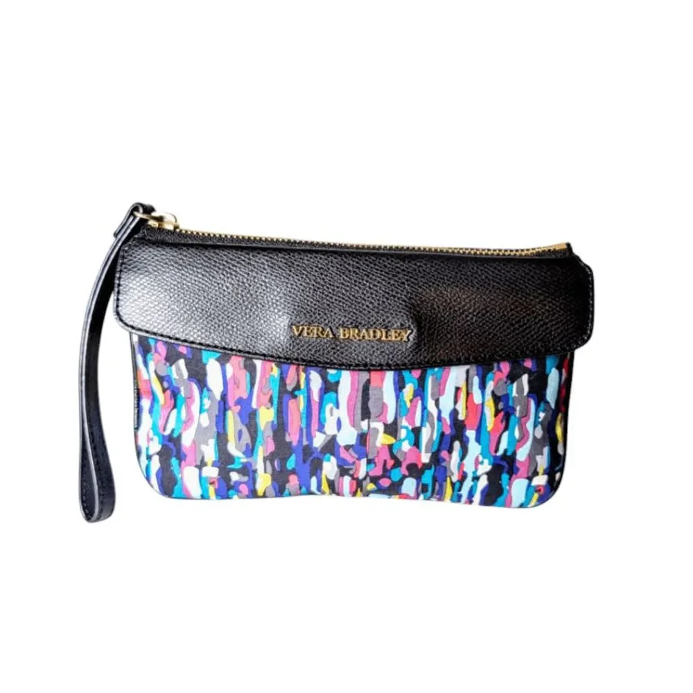 NWOT VERA BRADLEY Envelope Wristlet In Watercolor Brushstrokes
